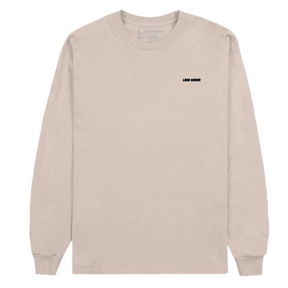 WICKED OR RIGHTEOUS L/S TEE (SAND)