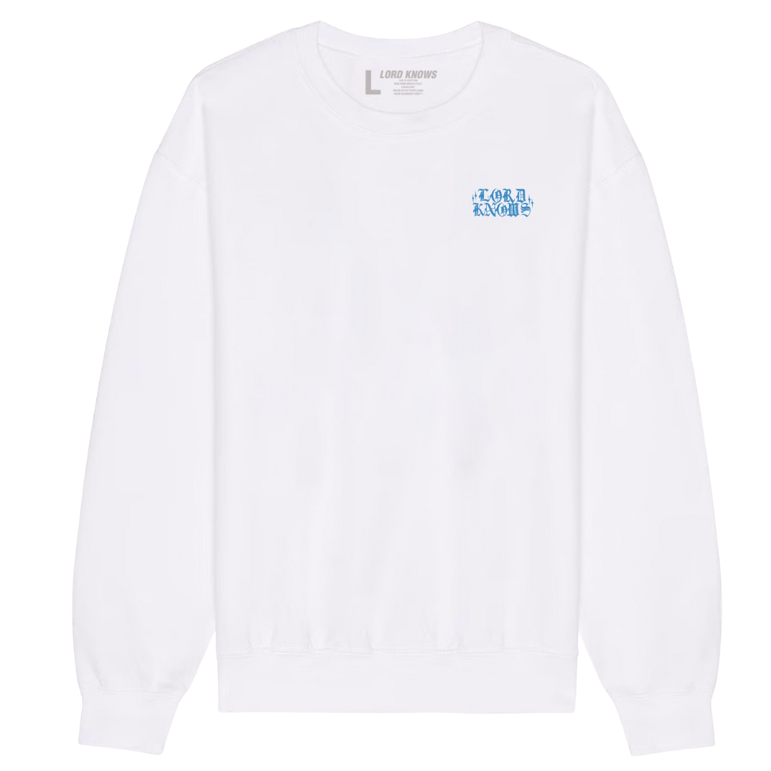 LOCCED OUT MARY CREWNECK (WHITE)