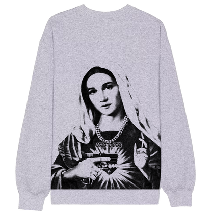 LOCCED OUT MARY CREWNECK (GREY)