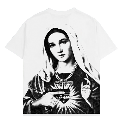 LOCCED OUT MARY TEE (WHITE)