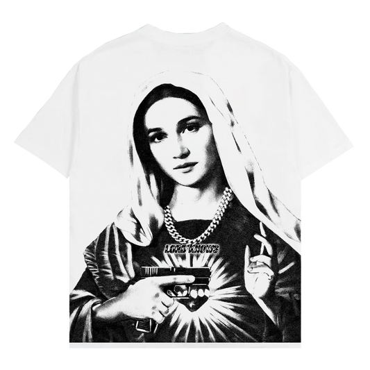 LOCCED OUT MARY TEE (WHITE)