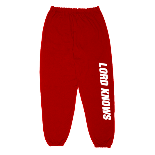 LOGO SWEATPANTS (RED)